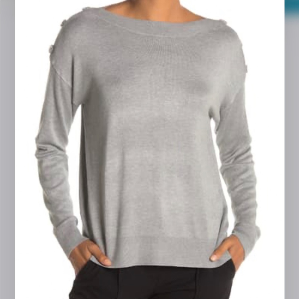 Boatneck Sweater- Catherine Malandrino- L